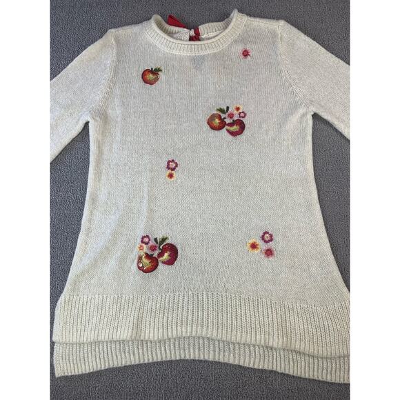 LC Lauren Conrad Disney Sweater Snow White Embroidered Knit Size Medium - Picture 3 of 9